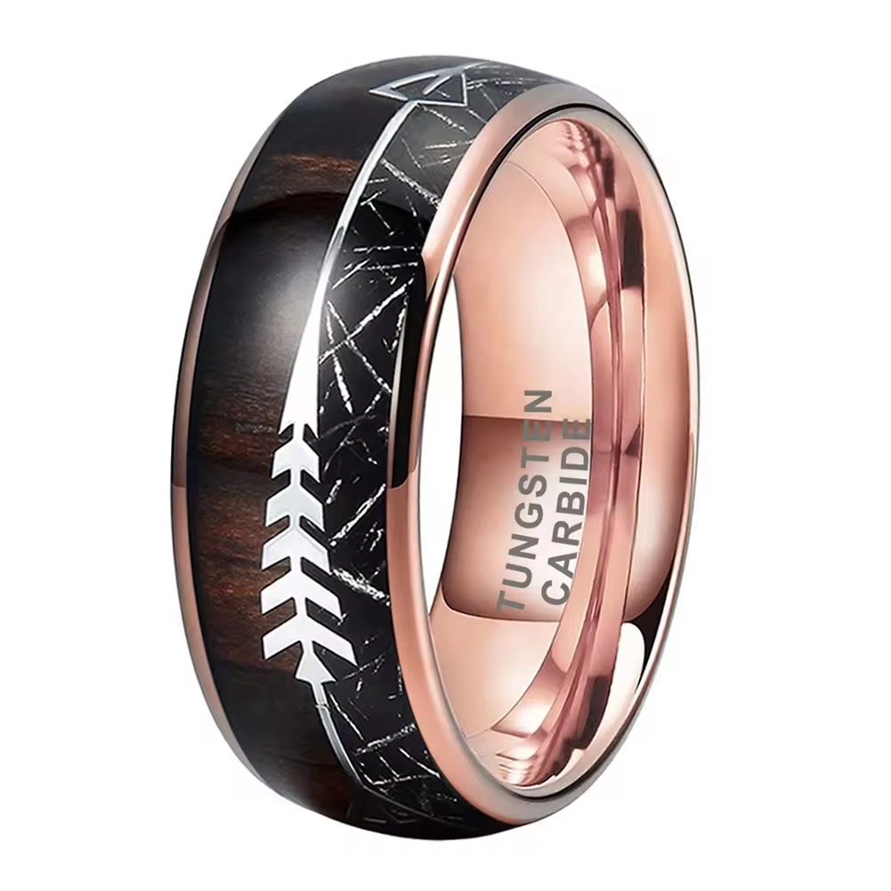 Wholesale 4mm high polished black ceramic wedding band ring