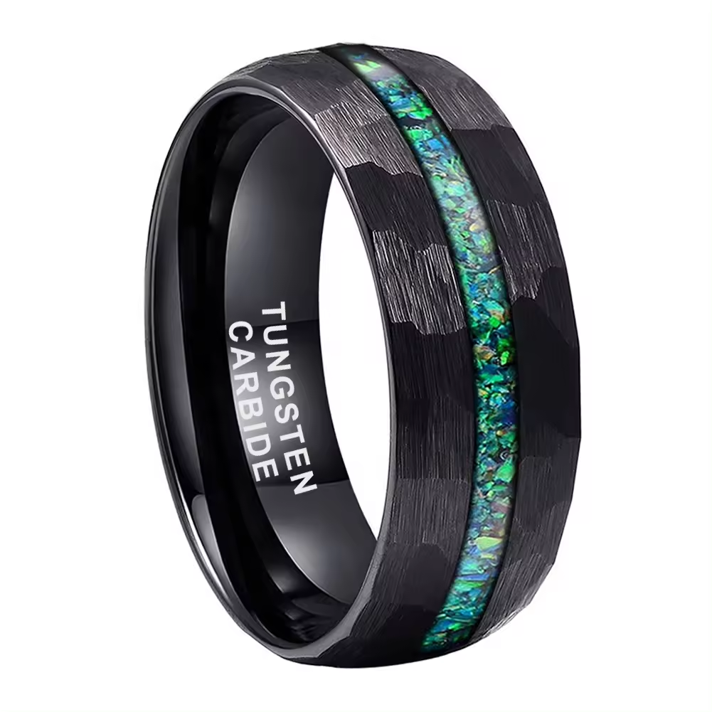 Wholesale 4mm high polished black ceramic wedding band ring