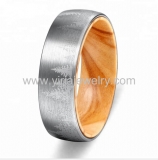 Wholesale 4mm high polished black ceramic wedding band ring