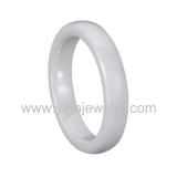 Wholesale 4mm high polished black ceramic wedding band ring
