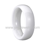 Wholesale 4mm high polished black ceramic wedding band ring