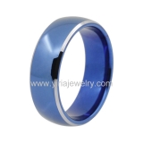 Wholesale 4mm high polished black ceramic wedding band ring