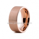 Wholesale 4mm high polished black ceramic wedding band ring