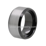 Wholesale 4mm high polished black ceramic wedding band ring