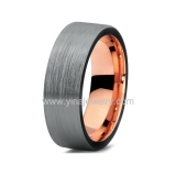 Wholesale 4mm high polished black ceramic wedding band ring