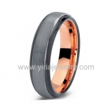 Wholesale 4mm high polished black ceramic wedding band ring