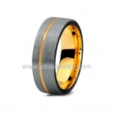 Wholesale 4mm high polished black ceramic wedding band ring
