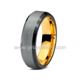 Wholesale 4mm high polished black ceramic wedding band ring