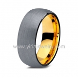Wholesale 4mm high polished black ceramic wedding band ring