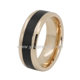 Wholesale 4mm high polished black ceramic wedding band ring