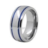Wholesale 4mm high polished black ceramic wedding band ring