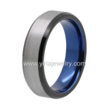 Wholesale 4mm high polished black ceramic wedding band ring