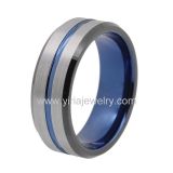 Wholesale 4mm high polished black ceramic wedding band ring