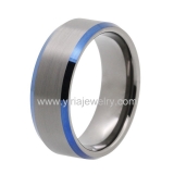 Wholesale 4mm high polished black ceramic wedding band ring