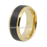 Wholesale 4mm high polished black ceramic wedding band ring