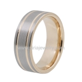 Wholesale 4mm high polished black ceramic wedding band ring
