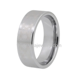 Wholesale 4mm high polished black ceramic wedding band ring