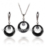 Wholesale 4mm high polished black ceramic wedding band ring