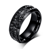Wholesale 4mm high polished black ceramic wedding band ring