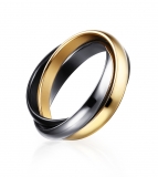 Wholesale 4mm high polished black ceramic wedding band ring