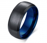 Wholesale 4mm high polished black ceramic wedding band ring