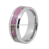 Wholesale 4mm high polished black ceramic wedding band ring