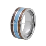 Wholesale 4mm high polished black ceramic wedding band ring