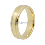 Wholesale 4mm high polished black ceramic wedding band ring
