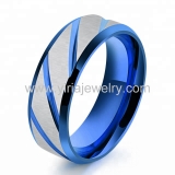 Wholesale 4mm high polished black ceramic wedding band ring