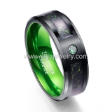 Wholesale 4mm high polished black ceramic wedding band ring