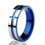 Wholesale 4mm high polished black ceramic wedding band ring