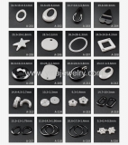 Wholesale 4mm high polished black ceramic wedding band ring