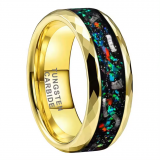 Wholesale 4mm high polished black ceramic wedding band ring