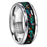 Wholesale 4mm high polished black ceramic wedding band ring